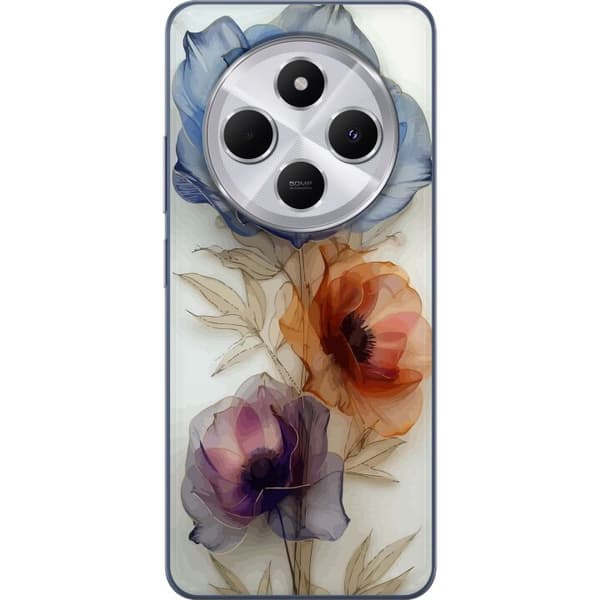 Mobilskal till Xiaomi Redmi 14C med Silkesblommor