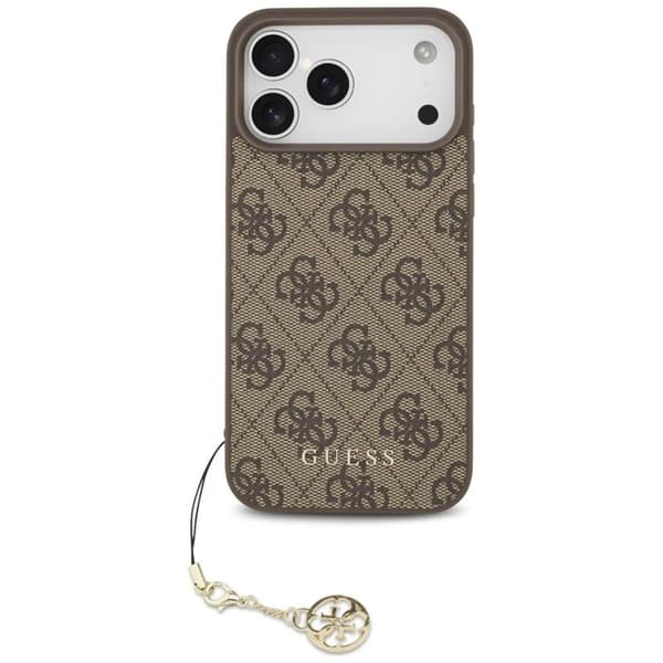 Guess Mobilskal till iPhone 17 Pro Max MagSafe 4G Charms Collection - Brun Brun
