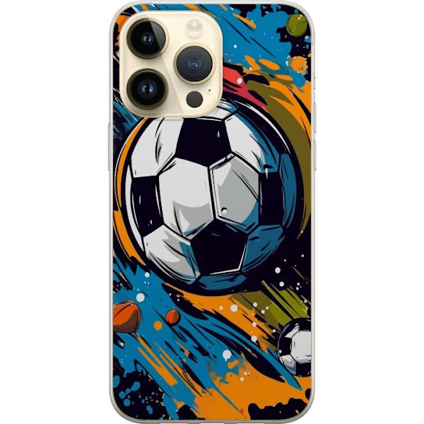 Mobilskal till Apple iPhone 14 Pro Max med Fotbollar