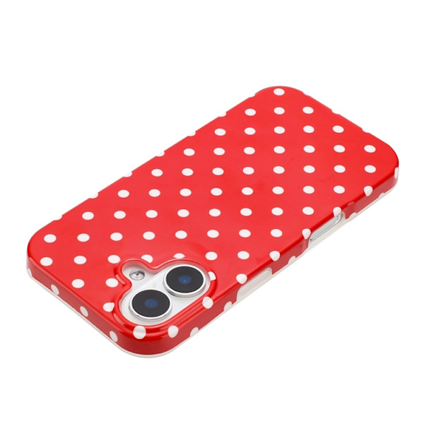 Mobilskal till iPhone 17 Dot Design Imd Tpu Röd