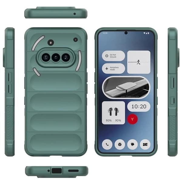 Mobilskal till Nothing Phone (3a) MagSafe Rugged TPU - Grön Grön