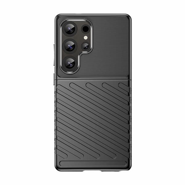 Mobilskal till Galaxy S25 Ultra Thunder Armored - Svart Black