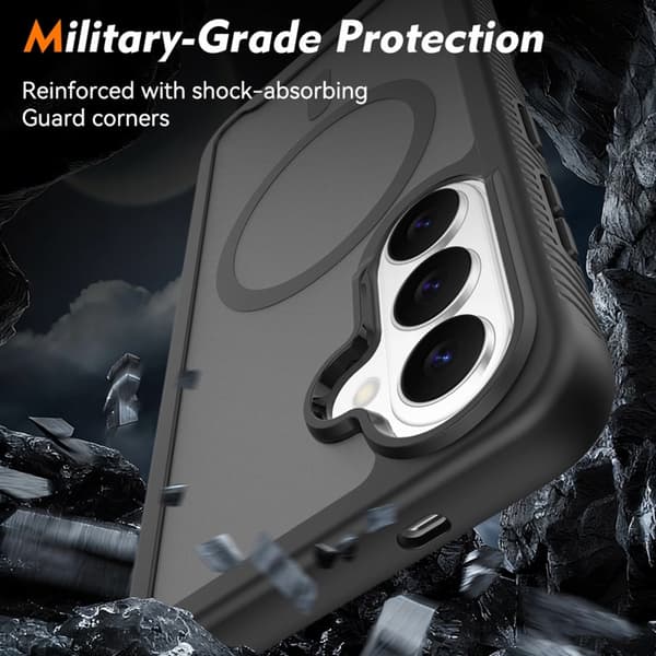 Tech-Protect Telefontaske Til Galaxy S26 Magsafe Defense - Matt Sort Svart