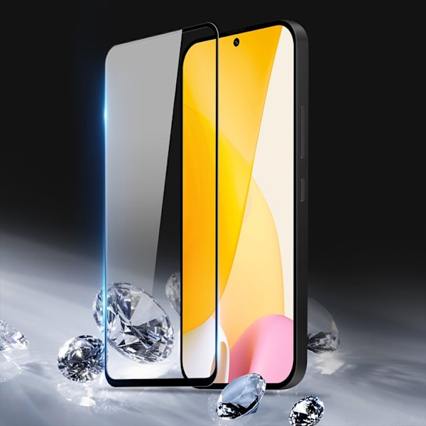 Dux Ducis Xiaomi 12 Lite Härdat Glas Skärmskydd 9H Frame 9D - Svart Svart
