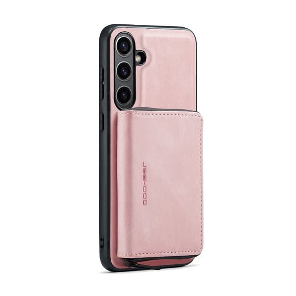 JEEHOOD J02 Mobilskal för Samsung Galaxy S24 FE - Rosa 2-i-1 Fodral