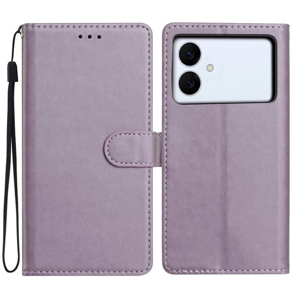 Samsung Galaxy S26 Edge Plånboksfodral Konstläder Ställ - Lila
