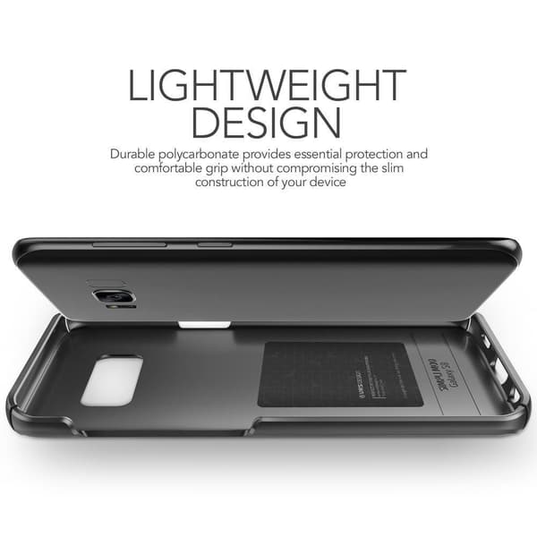 Verus Simpli Mod Cover til Samsung Galaxy S8 - Sort Black