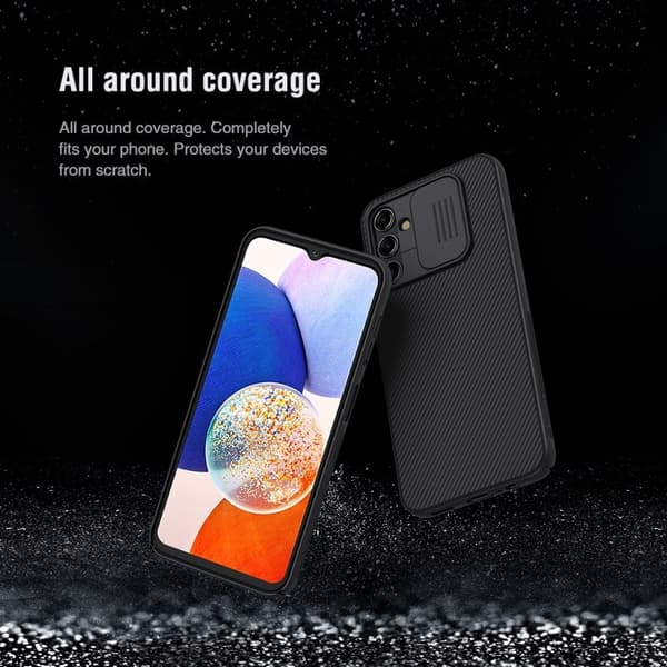 NILLKIN CamShield Mobilskal för Samsung Galaxy A14 5G - Blå