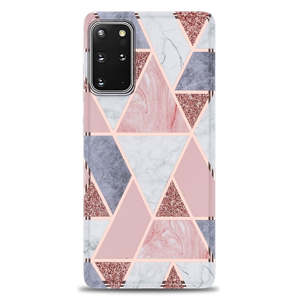 BOOM - Grid skal Galaxy S20 Plus - Pink Marmor Rosa