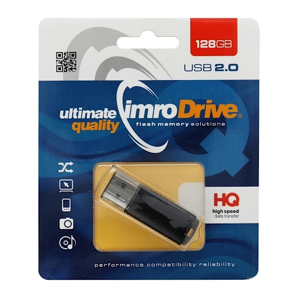 Imro Portable Memory Pendrive 128 GB Svart