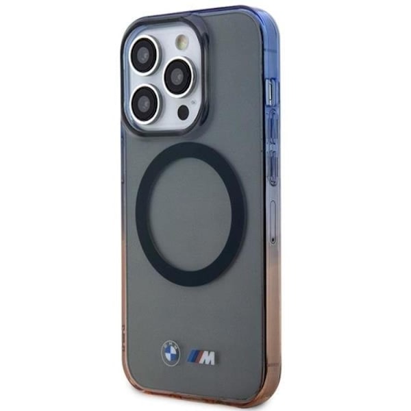 BMW iPhone 14 Pro Max -puhelinkuori Magsafe Gradient Bumper - Harmaa Grå
