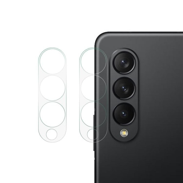 [2-PACK] Galaxy Z Fold 4 Kameralinsskydd i Härdat glas 3D - Clea