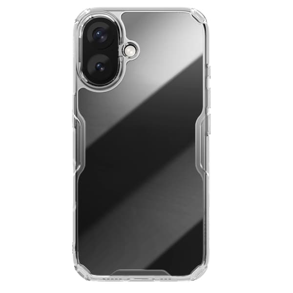 Nillkin Mobilskal till iPhone 16 Nature Pro - Transparent/Vit Transparent