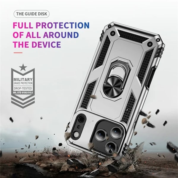 Mobilskal till iPhone 17 Pro med Kickstand - Silver Silver