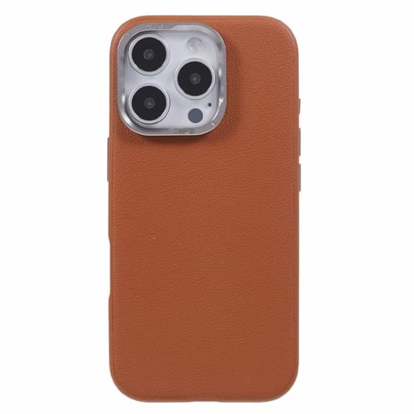 X-LEVEL Mobilskal till iPhone 16 Pro Max MagSafe PU Läder Brun
