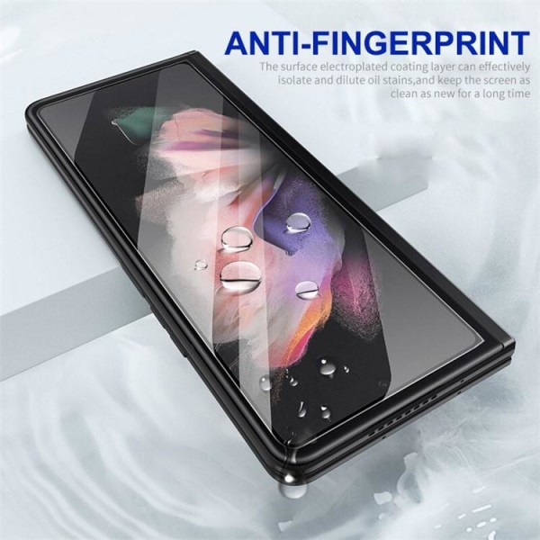 [2-PACK] Galaxy Z Fold 5 karkaistu lasi näytönsuoja - musta
