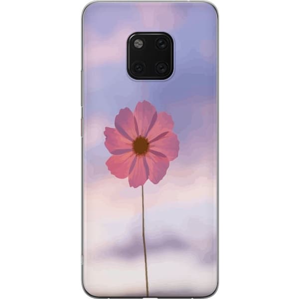 Mobilskal till Huawei Mate 20 Pro med Rosa blomma