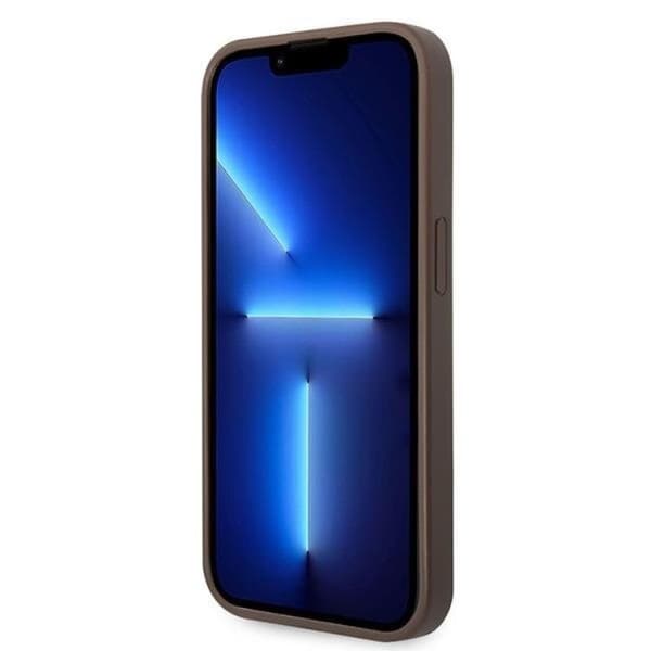 Guess iPhone 15 Pro Max Mobilskal 4G Big Metal Logo - Brun Brun