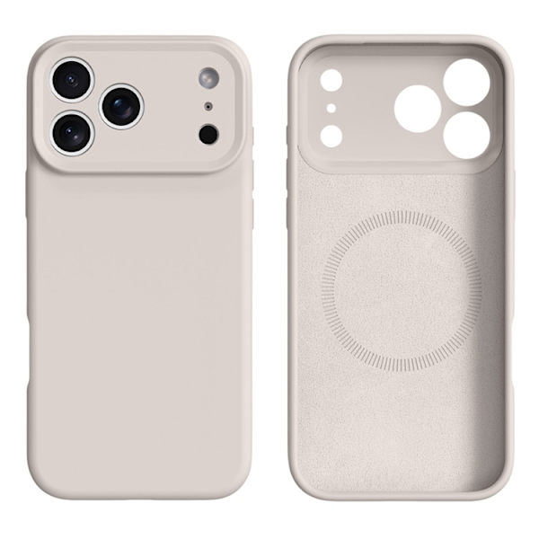 Mobilskal till iPhone 17 Pro MagSafe Precise Cutouts - Antikvit Beige