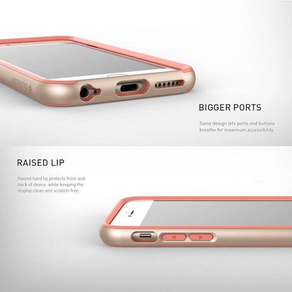 Caseology Parallax Series BaksideSkal till Apple iPhone 6 (S) - Rosa Rosa