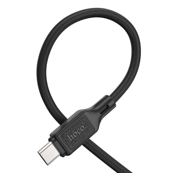 HOCO USB Till MicroUSB 1m Kabel 2.4A X90 - Svart Black