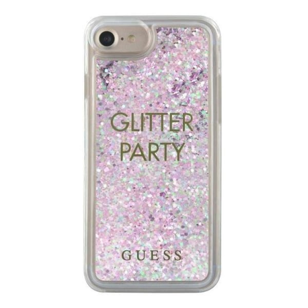 Guess Party Glitter Liquid Skal iPhone 6/7/8/SE (2020/2022) - Lila