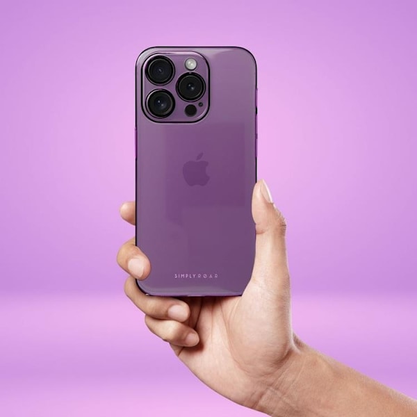 Roar iPhone 13 Pro Mobilskal Pure Simple Fit - Lila