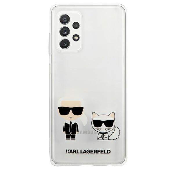 Karl Lagerfeld Will Galaxy A72 Karl & Choupette - Gennemsigtig