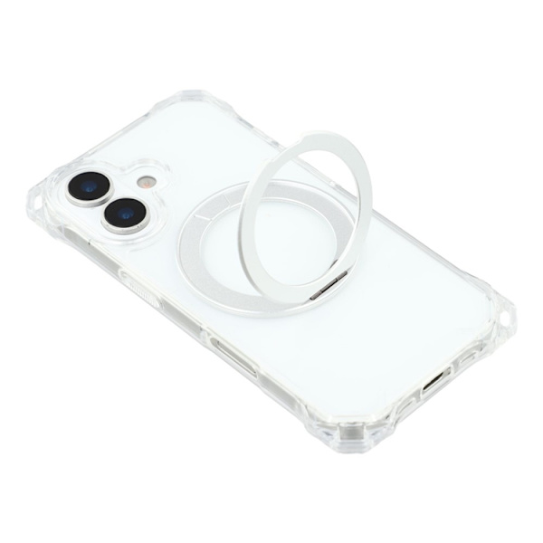 Mobilskal till iPhone 17 MagSafe Ring Kickstand - Transparent Transparent
