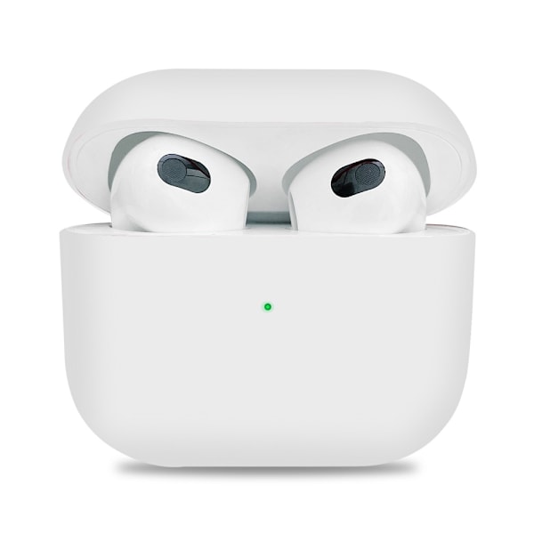 Mjukt silikon skal till Apple Airpods 3 - Vit Vit