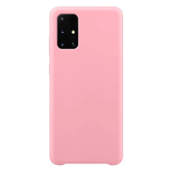 Joustava silikonikuminen matkapuhelinsuoja Galaxy A72 - vaaleanpunainen Pink