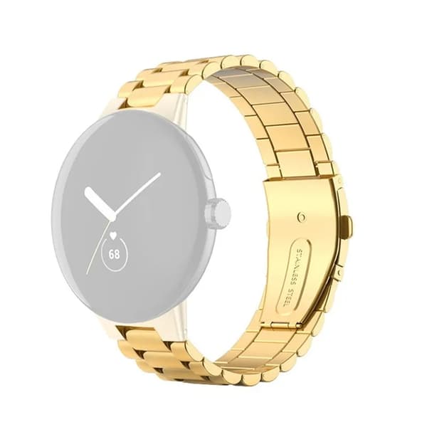 Google Pixel Watch Armband Stainless Steel - Guld Guld