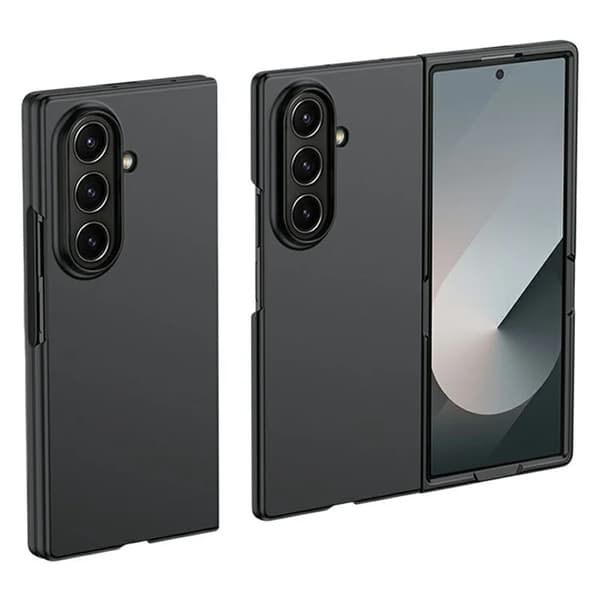Telefontaske til Galaxy Z Fold7 Skin Touch - Sort Svart