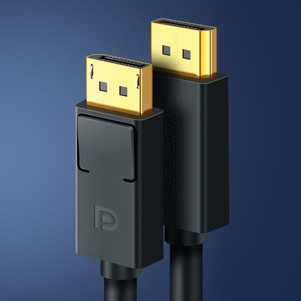 Ugreen DisplayPort Till DisplayPort Kabel 5 m - Svart
