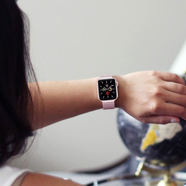 Milaneseband Apple Watch 7/8/9/10/SE/Ultra 1/2(44/45/46/49mm) - Starlight