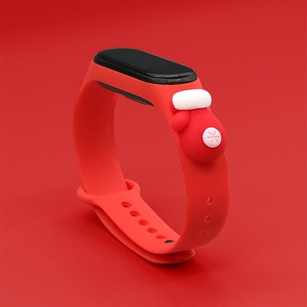 Xmas Glove Replacement Band Xiaomi Mi Band 4/3 - Röd