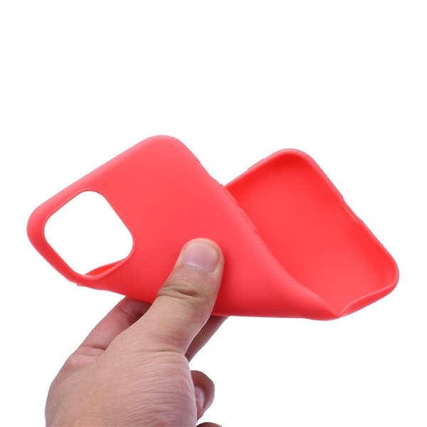 Mobilskal till iPhone 15 Pro TPU Matte Slim-Fit - Röd
