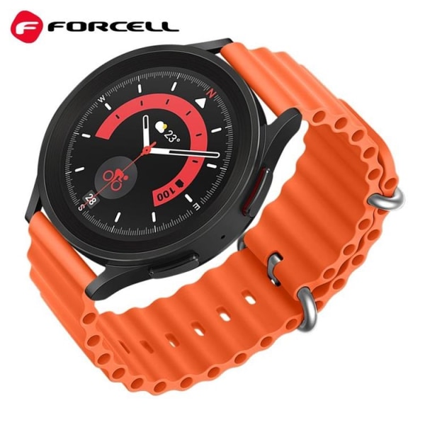 Forcell Galaxy Watch Armbånd (20mm) FS01 - Orange