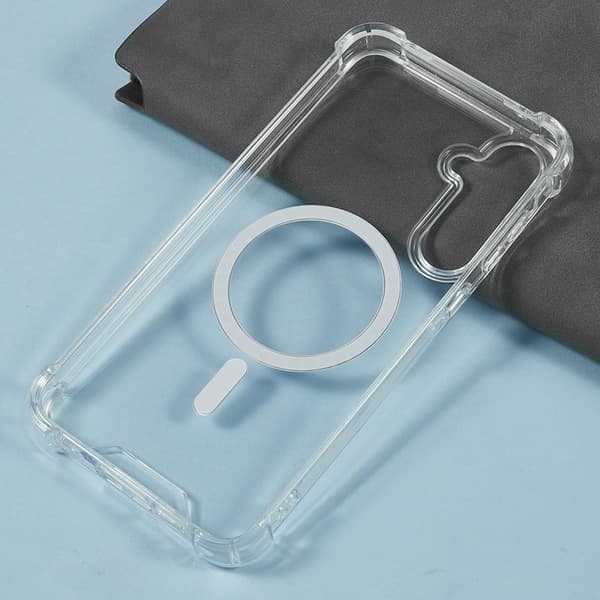 Mobilskal för Samsung Galaxy S26 Plus Magnetiskt TPU + Akryl - Transparent