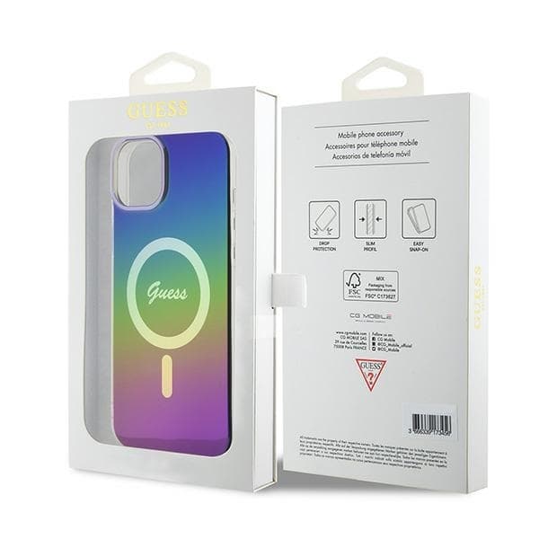 Guess Mobilskal till iPhone 15 / 14 / 13 MagSafe MagSafe IML Iridescent