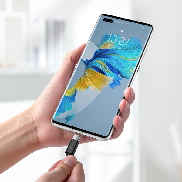 Baseus Huawei Snabb USB-C till USB-A kabel 2m - Svart Svart