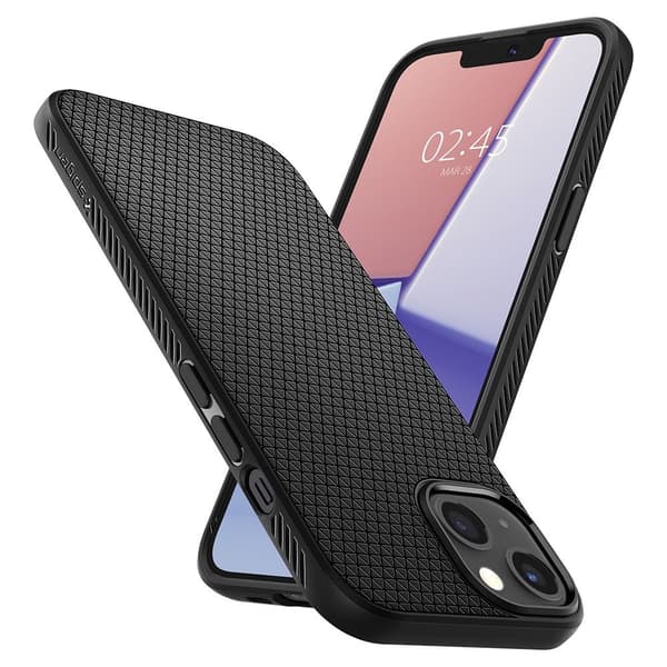 Spigen Liquid Air iPhone 13 Mini - Mat Sort Black