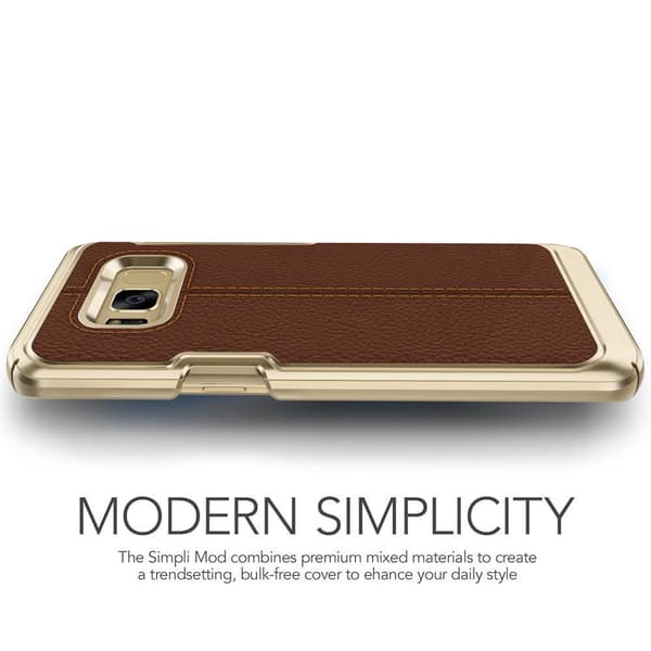 Verus Simpli Mod -kuori Samsung Galaxy S8:lle - Ruskea Brown