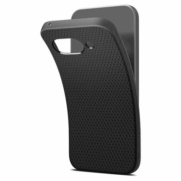 Spigen Telefontaske til Google Pixel 9a Liquid Air - Matt Sort Svart