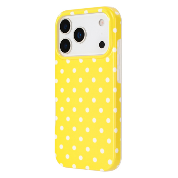 Mobilskal till iPhone 17 Pro Dot Design Imd Tpu Gul
