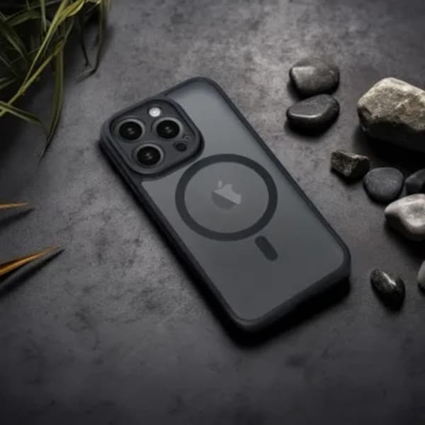 Telefontaske til iPhone 12 Pro Max Magsafe Matte - Sort Black