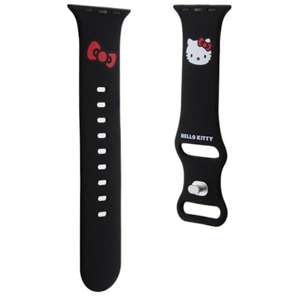 Hello Kitty Apple Watch (38/40/41mm) Armband Kitty Head - Svart Svart