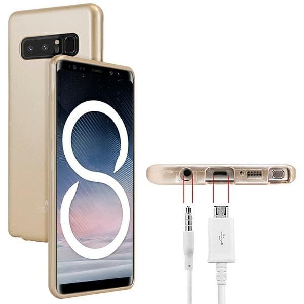 Mercury Mobilskal till iPhone 14 Pro Jelly - Guld