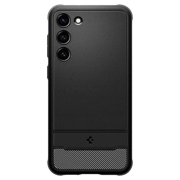 Spigen Galaxy S23 -kuori Rugged Armor - Musta Svart