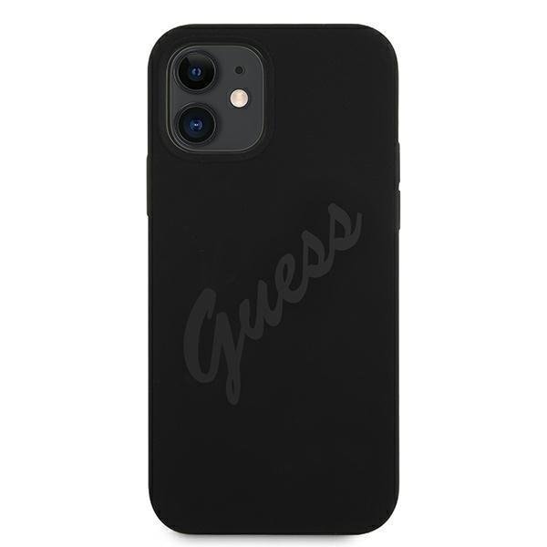 Guess Skal iPhone 12 Mini Script Vintage - Musta Black